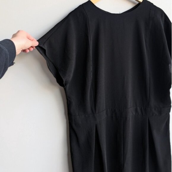 ASOS Black Short Sleeve Jumpsuit - Picture 3 of 5